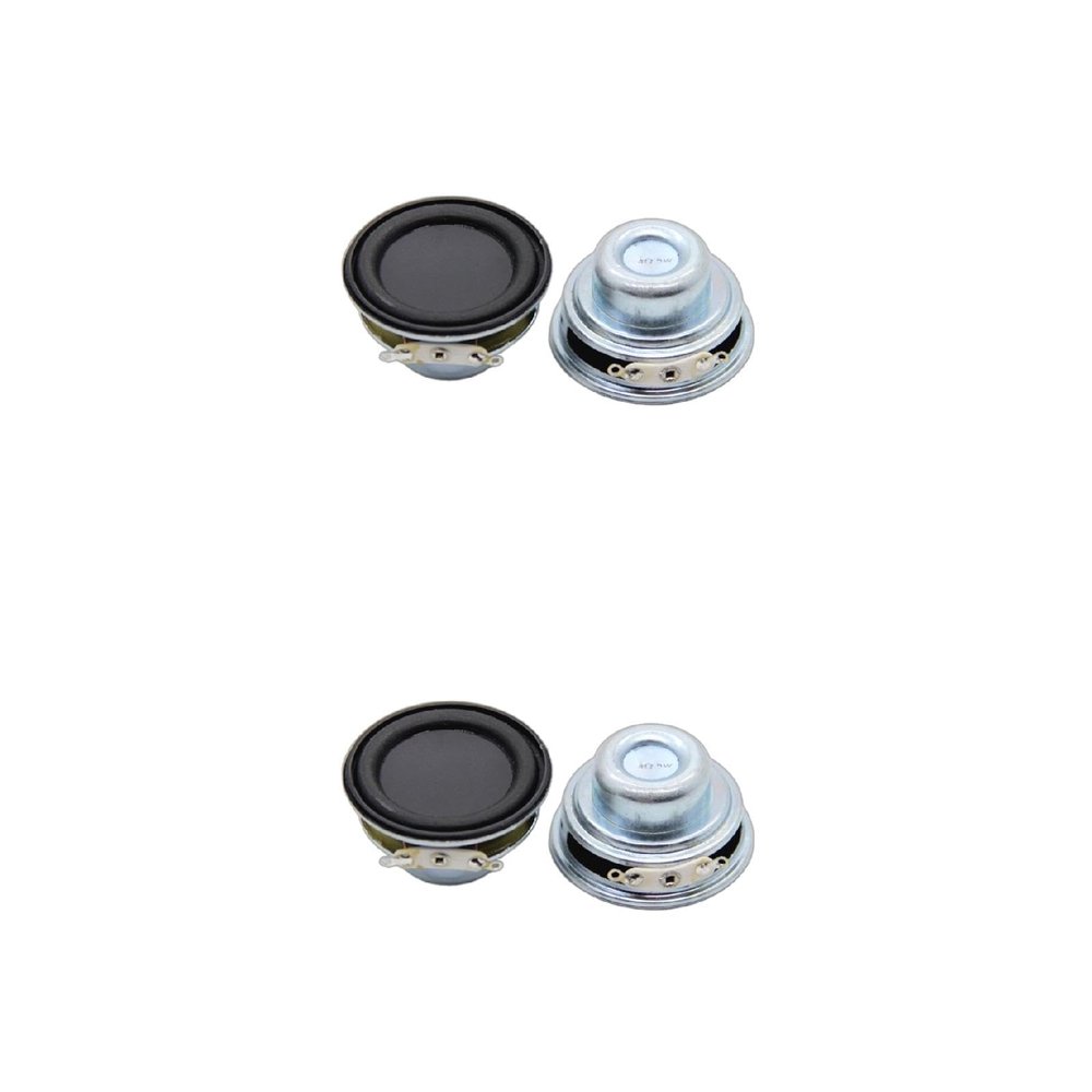 BEIYINAI 1.5 Inch 4 Ohm 5W Portable Speaker 40mm Full Range Ultra-Thin Neodymium Loudpeakers for Home Theater 2PCS 4 Ohm Speaker