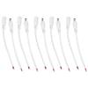 5.5x2.1mm Male Female DC Power Plug Jack Connector Cable Wire, Set of 5 Jack and Plug for LED Strip, CCTV Camera (White) view 1