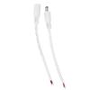 5.5x2.1mm Male Female DC Power Plug Jack Connector Cable Wire, Set of 5 Jack and Plug for LED Strip, CCTV Camera (White) view 2