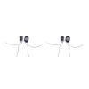 2Pcs/Set Notebook Speaker 2415 Oval Loudspeaker 8 1W Black Speaker 2.2 KHz Frequency Response Speaker for Tablet Computer view 1