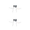 2Pcs/Set Notebook Speaker 2415 Oval Loudspeaker 8 1W Black Speaker 2.2 KHz Frequency Response Speaker for Tablet Computer view 4
