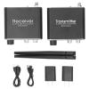 2.4G Audio Transceiver No Delay Transmitter Receiver Adapter with 50 Meter Distance 3.5mm Inputs Outputs for Home Video Education (US Plug) view 1