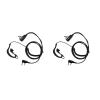 BEIYINAI Earpiece with PTT Microphone Walkie-Talkie Headset 2 Pin K-Type Plug Intercom Earphone Headphone for UV-5R UV5R UV-5RE Walkie-Talkie Headset view 3