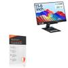 BoxWave Screen Protector Compatible with Ingnok FHD IPS Portable Monitor (15.6 in) - ClearTouch Anti-Glare ToughShield 9H (2-Pack), Anti-Glare 9H Tough Flexible Film Screen Protector view 1