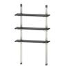 Keter Outdoor Shed Shelf Kit, Storage Organizer w/ Heavy Duty Brackets & Rails, 40, Black - Standing Wall Shelving Rack Unit for Home and Utility Organization view 1