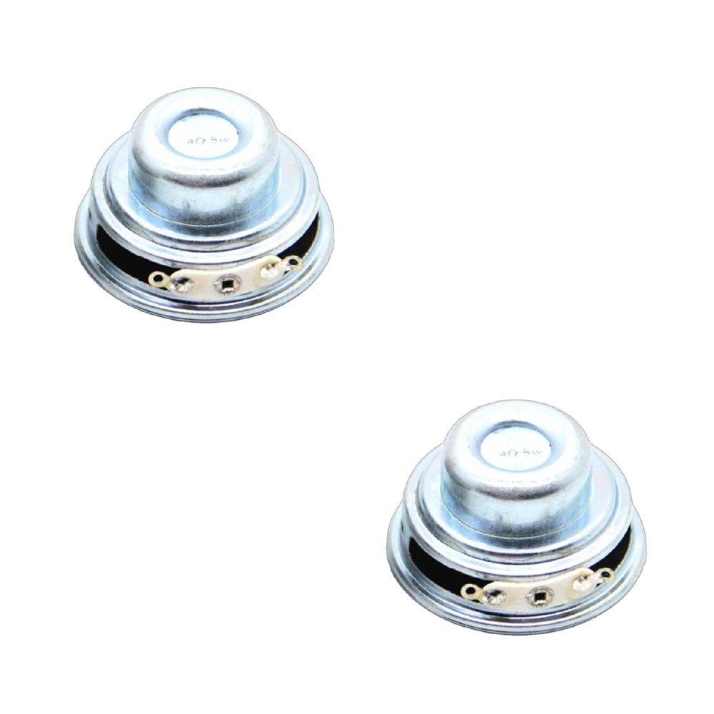 BEIYINAI Versatile Metal Speaker Component Compact 1.5 Inch 4 Ohm 5W 40mm Speaker Replacement & Practical Metal Speaker Compact Replacement