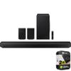 Samsung HW-Q990D Q-Series 11.1.4 ch. Wireless Dolby Soundbar with Q-Symphony (2024) (Renewed) Bundle with 2 Year Enhanced Protection Pack view 1