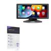 BoxWave Screen Protector Compatible with cogamichi Portable Apple Carplay Car Screen (10.36 in) - ClearTouch ImpactShield (2-Pack), Impenetrable Screen Protector Flexible Film view 1
