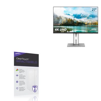 BoxWave Screen Protector Compatible with ReHisk Computer Monitor for Home and Office (27 in) - ClearTouch ImpactShield (2-Pack), Impenetrable Screen Protector Flexible Film
