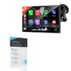 BoxWave Screen Protector Compatible with PLZ Wireless Portable Apple Carplay & Android Auto (9 in) - ClearTouch Crystal ToughShield 9H (2-Pack), Clear 9H Tough Flexible Film Screen Protector view 1