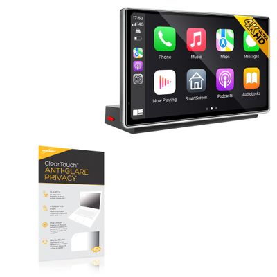 BoxWave Screen Protector Compatible with JATAZA Wireless Apple CarPlay Android Auto Screen (10.26 in) - ClearTouch Anti-Glare Privacy (2-Pack), Privacy Screen Protector Flexible Film Anti-Glare