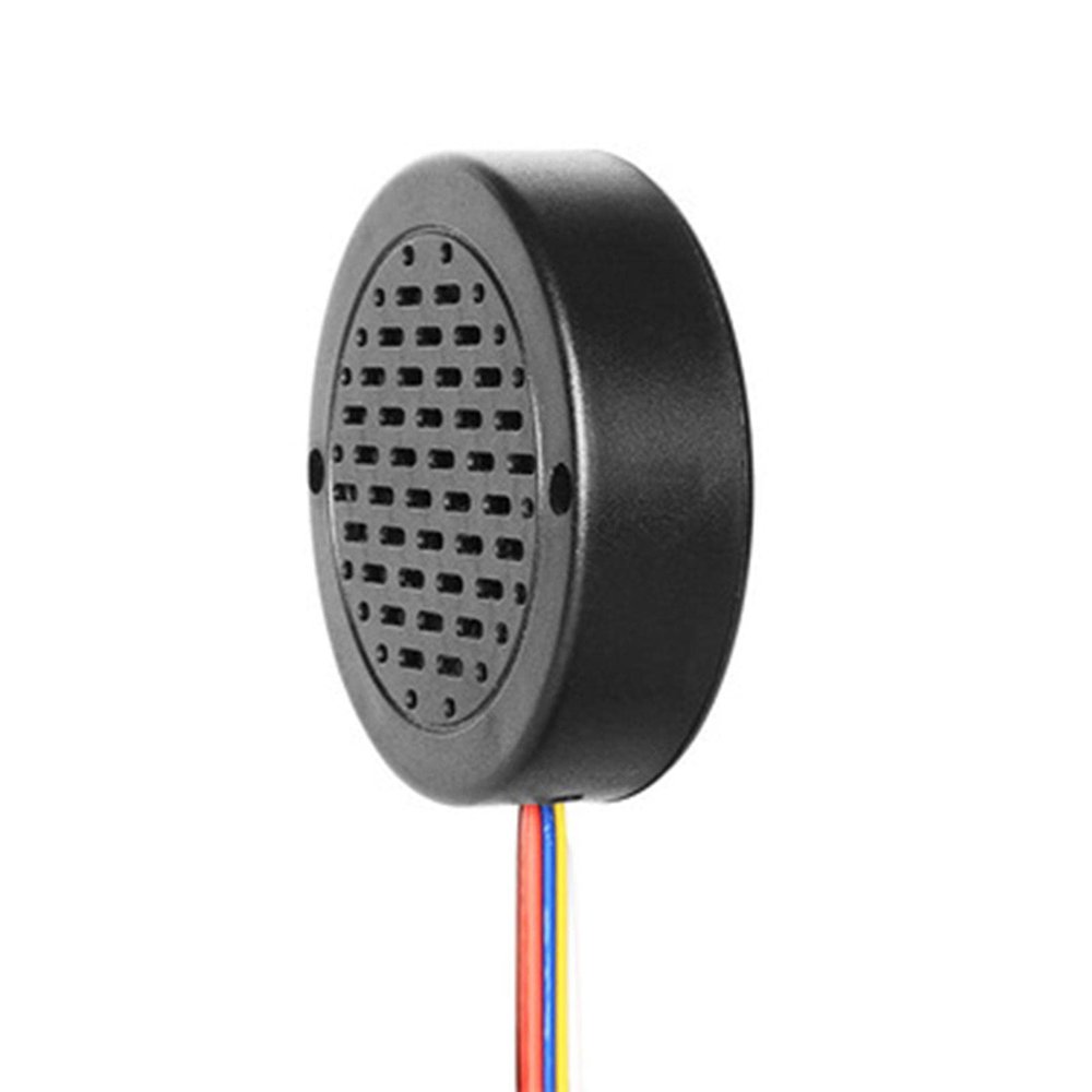 DirectNine Basics Ultra Slim Sirens Speaker - Backup Horn Auto Warning, Electric Snail Double Horn Replacement Kit | Compact High-Performance Siren Horn, Speaker Alarm Horn Reverse for Car and Buses, Black