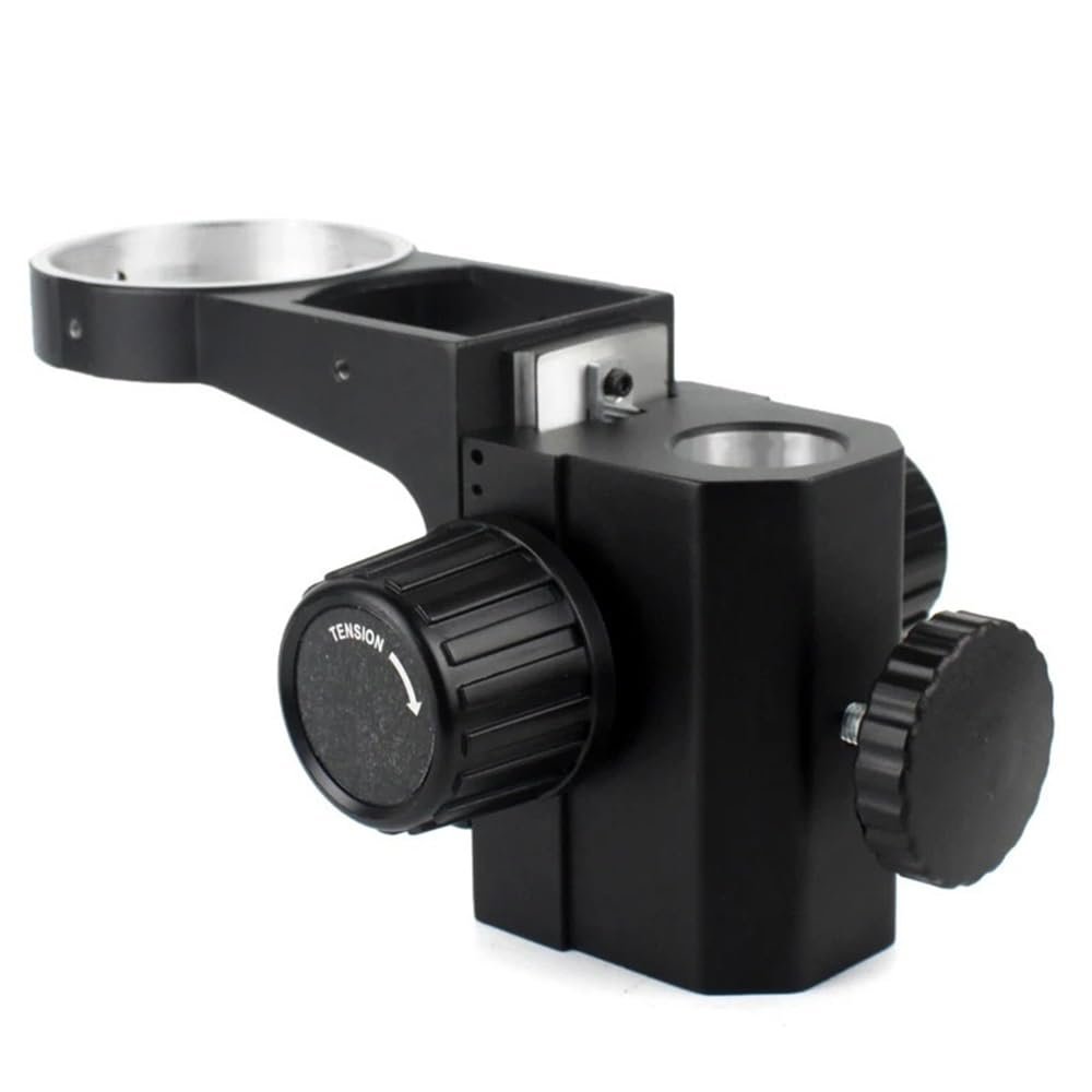 Microscope Accessories Kit Black/white 76mm Diameter Adjustable Microscope Stand Holder Bracket Stereo Zoom Microscope Trinocular Binocular Microscope Articulating Arm Microscope Slides ( Color : 32mm