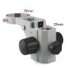 Microscope Accessories Kit Black/white 76mm Diameter Adjustable Microscope Stand Holder Bracket Stereo Zoom Microscope Trinocular Binocular Microscope Articulating Arm Microscope Slides ( Color : 32mm view 2