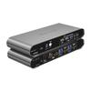 Terived 2 Computers 1 HDMI Monitor Automatic KVM Switch 8K@60Hz, Hotkey Switching, EDID, Support 5.1/7.1 Audio and Microphone, Aluminum Shell with Digital Display, USB 3.0 Hub, HDR10 with Cables view 1