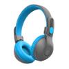 JLab JBuddies Studio 2 Wireless +Wired On-Ear Kids Headphones, Grey/Blue, 65+ Hour Battery Life, Share Mode, Volume Safe, Volume Limiter, Folding, Adjustable, Noise Isolation, with Mic view 1