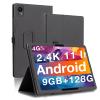 AIJAKO Tablet Case for DOOGEE T30SE Android 14 Tablet 2.4 K 11 Inch, Premium PU Leather Folio Folding Stand Protective Case Cover with Hand Strap Magnet for DOOGEE T30SE, T30SEFG, Black view 1