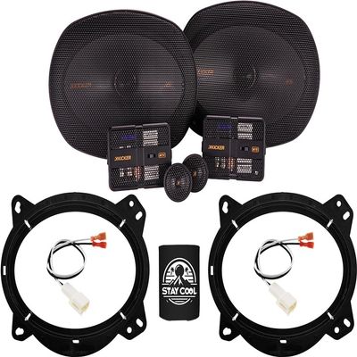 KICKER Speakers 6X9 inch for Subaru Legacy 2015-2020 Upgrade Kit - Pair of KS Series with Adapters and Harness, Car Audio Front Door Speaker KSS690, 51KSS6904