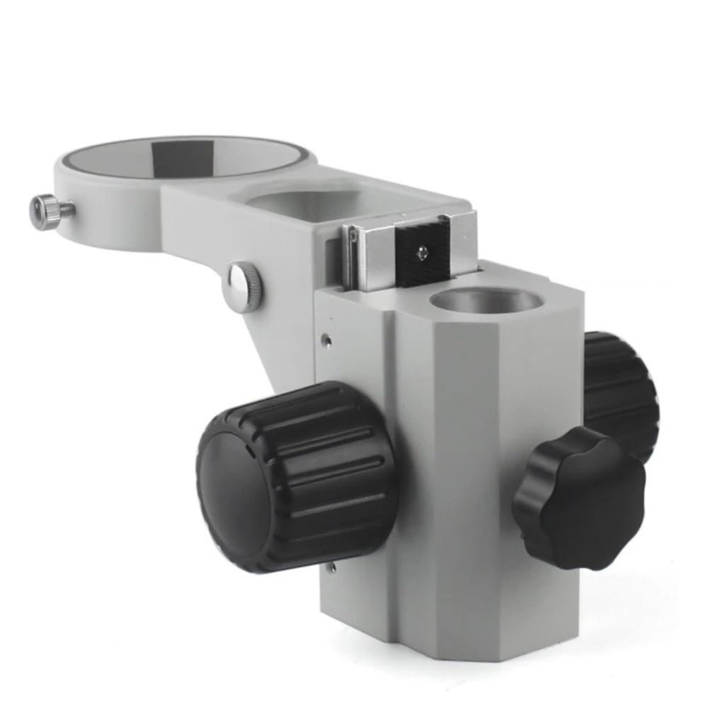 Microscope Accessories Kit Black/white 76mm Diameter Adjustable Microscope Stand Holder Bracket Stereo Zoom Microscope Trinocular Binocular Microscope Articulating Arm Microscope Slides ( Color : 32mm