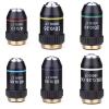 Joebo Microscope Kit 195 Black Achromatic 4X 10X 20X 40X 60X 100X Microscope Optics Lens RMS 20.2mm Parts Microscope Lens Adapters (Color : 60X with Spring) view 2