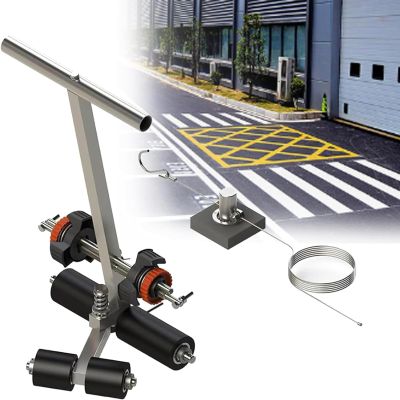 Dfdieratve Basketball Court Marking Kit, Court Line Tape Machine Paint Tape Applicator for Floor Markings Such As Tiles Concrete Asphalt etc You Can Draw The Iines and Circles You Want