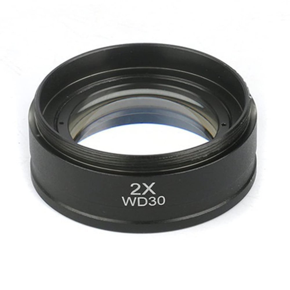 Joebo Microscope Kit 0.3X/0.5X/0.7X/0.75X/1X/1.5X/2X Microscope Auxiliary Objective Lens 1-7/8"" 48mm Thread Microscope Lens Adapters (Color : 2X)