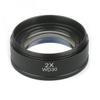 Joebo Microscope Kit 0.3X/0.5X/0.7X/0.75X/1X/1.5X/2X Microscope Auxiliary Objective Lens 1-7/8"" 48mm Thread Microscope Lens Adapters (Color : 2X) view 1