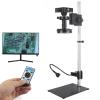 Microscope Accessories Kit 48MP 4K 2K 1080P HDMI VGA USB Industrial Video Digital Microscope Camera 1-130X Zoom C Mount Lens For PCB Phone Repair Soldering Microscope Slides ( Color : C 13MP HDMI USB view 3