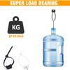 120 Set White Cable Zip Tie Mounts Kit Wire Clips Organizer Holders Clamps with 0.6Inch Saddle Type Mounts Base with 8" Ties and Tapping Screw view 3