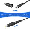 10V 2A,1.8A, 1.5A, 1A,0.5A Power Supply,10V Charger 2A 24W Maximum DC Power Cord Adapter, with 9 Replacement connectors 100V-240V Input Adapter American Wall Plug. view 2