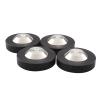 GMBYLBY 4Pack 39x13mm Stainless Speaker Isolation Feet Mat Floor Base Pad for Turntable Radio Cabinet Mat Metal Isolation Feet Improve Sound view 1