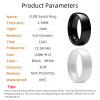 CUID Smart Ring for 13.56mHz Rewritable Replicable Mifare 1K S50 and FM1108 Card Full Ceramic Ring (White, US#10) view 2
