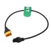 HangTon Power Cable for Freefly Ember S5K Camera, SL4-Ground SL8-Air Battery XT90 to 4-pin Microfit 30cm, Black view 3