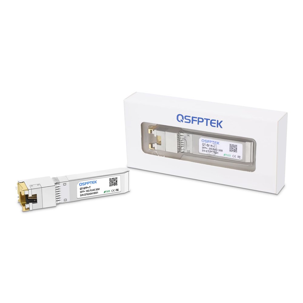 10GBASE-T SFP+ to RJ45, 10gagbit SFP Copper RJ45, Mini Gbic Network Transceiver Compatible with Dell SFP-10G-T, Fortinet, and Other Open Switch