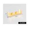 ImBros 20/50/100/200 Pcs 453 U-Shaped Terminal DJ453C Tab Tnserts Connectors Cold Terminals Small Teeth Fascia 0.3-1.5mm (Color : Female, Size : 200 Pcs) view 2