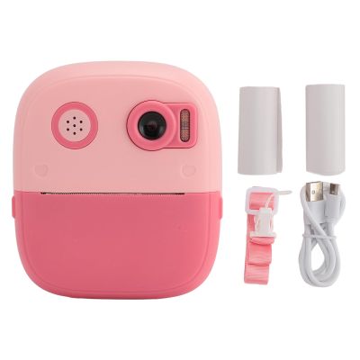BTSEURY Instant Print Kids Camera with 2.4 Inch IPS HD Screen 1080P, Dual Lens, 8X Digital Zoom, Autofocus, Great Gift for Boys and Girls ()