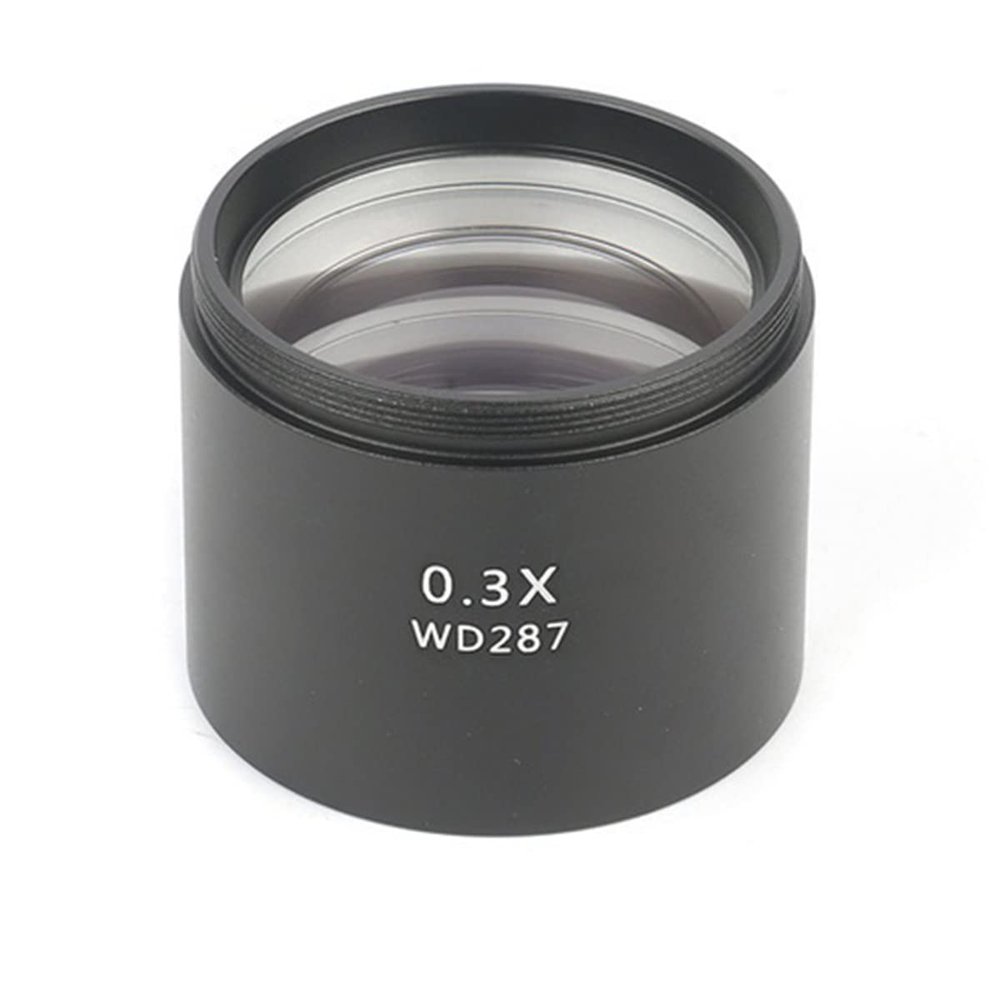 Joebo Microscope Kit 0.3X/0.5X/0.7X/0.75X/1X/1.5X/2X Microscope Auxiliary Objective Lens 1-7/8"" 48mm Thread Microscope Lens Adapters (Color : 0.3X)