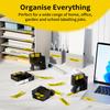 6X 45013 White + 3X 45018 Yellow Compatible Dymo D1 Label Tape 1/2 Inch x 23Ft Replace DYMO Label Maker Refills d1 view 2