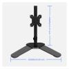AVXANKTG MD6501 Fully Motion 360 Degree Single Monitor Stand 10"-27" LCD LED Monitor Mounting Bracket Desktop Stand Each Head Bears 8kg view 3