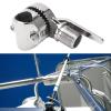 Marine Boat VHF Antenna Mount, 316 Stainless Steel Adjustable Ratchet Base with Lever Handle, 1in Thread Diameter, for Boats, Yachts, RVs view 1