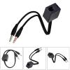 GMBYLBY RJ9 to 3.5mm Telephone Adapter Cable RJ9 Female to 3.5mm Male Converter for Family Study Living Room Bedroom Phone Adapter Cable, Black view 2
