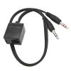 GMBYLBY RJ9 to 3.5mm Telephone Adapter Cable RJ9 Female to 3.5mm Male Converter for Family Study Living Room Bedroom Phone Adapter Cable, Black view 3