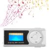 Portable MP3 Player, Mini MP3 Music Player, Flashlight Mini BackClip LCD Mini Screen Music Media Player, for Running, Sports view 1