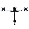 AVXANKTG Fully Adjustable Three Arm Triple LCD LED Monitor Desktop Stand Mounting Bracket 360 Degree Rotation 180 Degree Pull Out Swivel Arm view 1