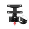 AVXANKTG Wall Mount Bracket for 15-27 Inch LCD LED Screen Height Adjustable Monitor Retractable Wall view 3