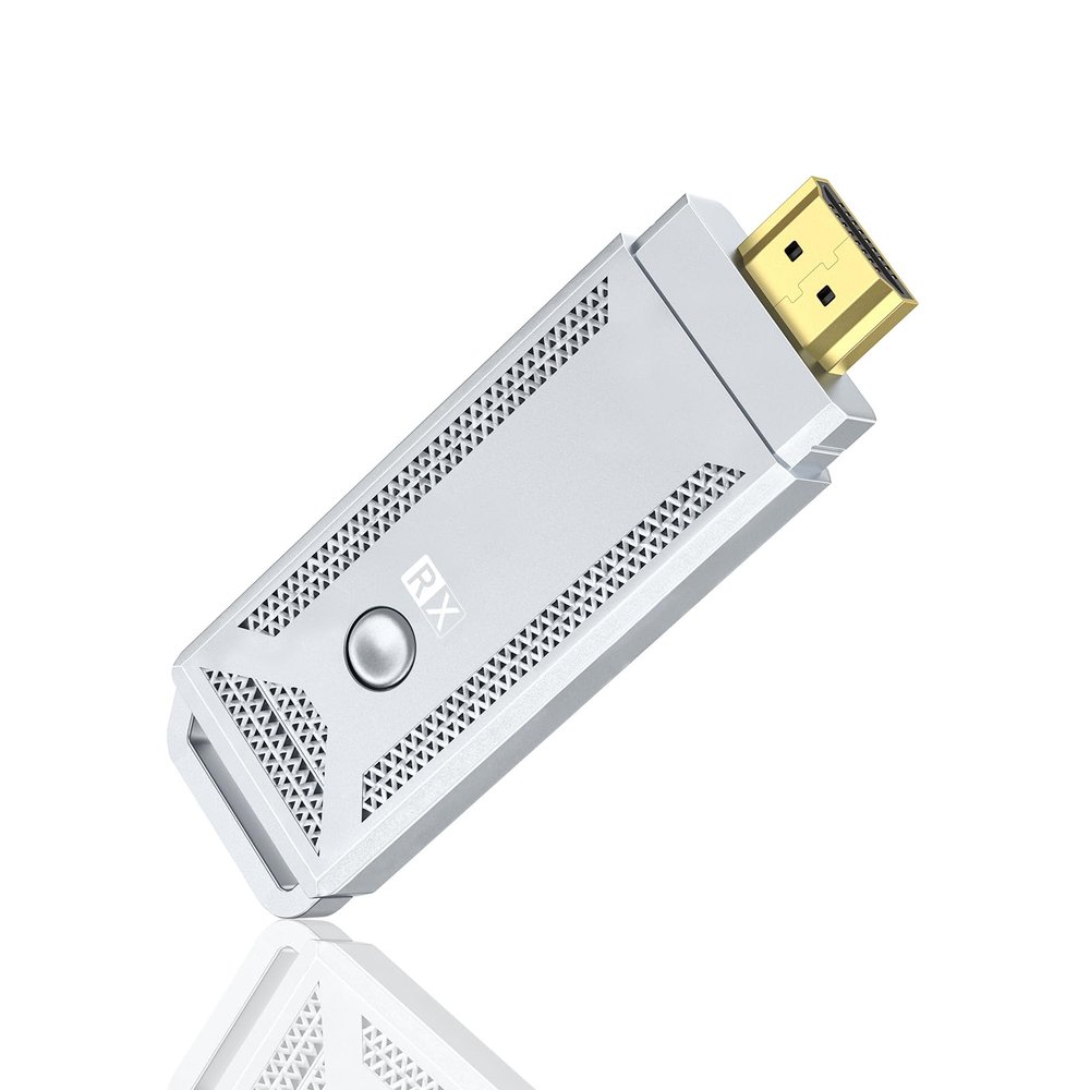 Wireless HDMI Display Dongle Adapter,Plug and Play,No App, 4K decoding/1080P HD Streaming Video/Audio from Laptop, PC, Smartphone to HDTV/Projector Supports Android/iOS/Windows/MacOS/ChromeOS