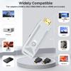 Wireless HDMI Display Dongle Adapter,Plug and Play,No App, 4K decoding/1080P HD Streaming Video/Audio from Laptop, PC, Smartphone to HDTV/Projector Supports Android/iOS/Windows/MacOS/ChromeOS view 4