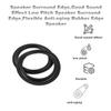 Speaker Surround Edge 8 Inch, Flexible Rubber Edge for Home Speaker Repair, Low Pitch Sound Effect view 2