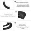 Speaker Surround Edge 8 Inch, Flexible Rubber Edge for Home Speaker Repair, Low Pitch Sound Effect view 3