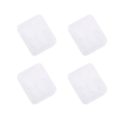 Dytebeply 4X Eight in One Plastic Micro-SD SDHC TF MS Memory Card Storage Case Box Protector Holder, transparent, 750114317